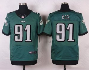 Nike Eagles #91 Fletcher Cox Midnight Green Team Color Men's Stitched NFL Elite Jersey