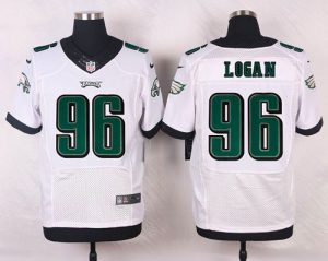Nike Eagles #96 Bennie Logan White Men's Stitched NFL New Elite Jersey