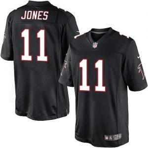 Nike Falcons #11 Julio Jones Black Alternate Men's Stitched NFL Limited Jersey