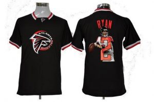 Nike Falcons #2 Matt Ryan Black Men's NFL Game All Star Fashion Jersey