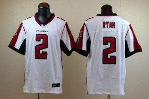 Nike Falcons #2 Matt Ryan White Men's Embroidered NFL Elite Jersey