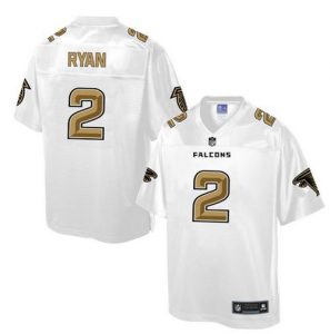 Nike Falcons #2 Matt Ryan White Men's NFL Pro Line Fashion Game Jersey