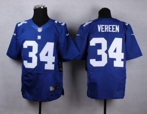 Nike Giants #34 Shane Vereen Royal Blue Team Color Men's Stitched NFL Elite Jersey