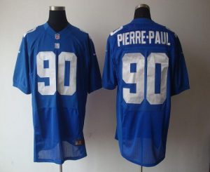 Nike Giants #90 Jason Pierre-Paul Royal Blue Team Color Men's Embroidered NFL Elite Jersey