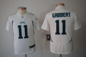 Nike Jaguars #11 Blaine Gabbert White Youth Embroidered NFL Limited Jersey