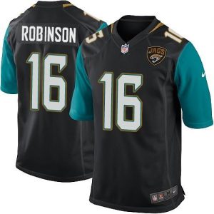 Nike Jaguars #16 Denard Robinson Black Alternate Youth Stitched NFL Elite Jersey