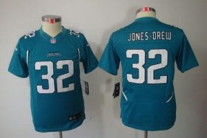 Nike Jaguars #32 Maurice Jones-Drew Teal Green Team Color Youth Embroidered NFL Limited Jersey