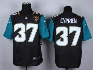 Nike Jaguars #37 John Cyprien Black Alternate Men's Stitched NFL Elite Jersey