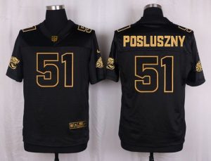 Nike Jaguars #51 Paul Posluszny Black Men's Stitched NFL Elite Pro Line Gold Collection Jersey