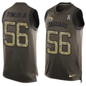 Nike Jaguars #56 Dante Fowler Jr Green Men's Stitched NFL Limited Salute To Service Tank Top Jersey