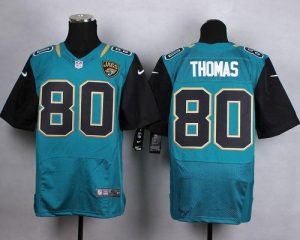 Nike Jaguars #80 Julius Thomas Teal Green Team Color Men's Stitched NFL Elite Jersey
