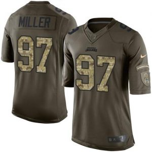 Nike Jaguars #97 Roy Miller Green Men's Stitched NFL Limited Salute to Service Jersey