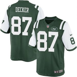 Nike Jets #87 Eric Decker Green Team Color Men's Stitched NFL Limited Jersey