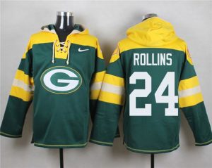 Nike Packers #24 Quinten Rollins Green Player Pullover NFL Hoodie