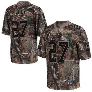 Nike Packers #27 Eddie Lacy Camo Men's Embroidered NFL Realtree Elite Jersey