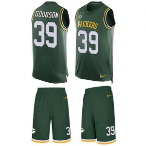 Nike Packers #39 Demetri Goodson Green Team Color Men's Stitched NFL Limited Tank Top Suit Jersey