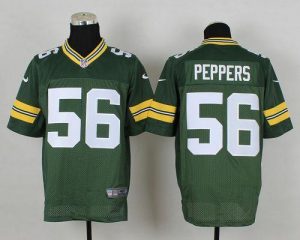 Nike Packers #56 Julius Peppers Green Team Color Men's Stitched NFL Elite Jersey