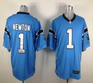 Nike Panthers #1 Cam Newton Blue Alternate Men's Embroidered NFL Game Jersey