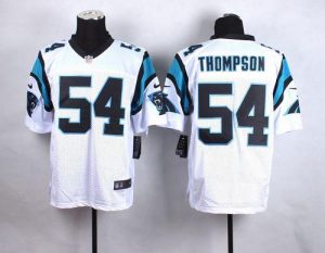 Nike Panthers #54 Shaq Thompson White Men's Stitched NFL Elite Jersey