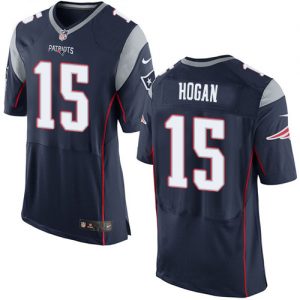 Nike Patriots #15 Chris Hogan Navy Blue Team Color Men's Stitched NFL Elite Jersey