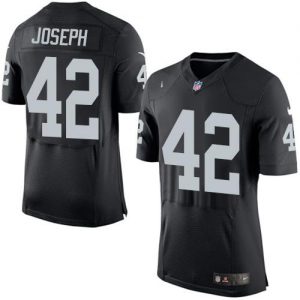 Nike Raiders #42 Karl Joseph Black Team Color Men's Stitched NFL New Elite Jersey