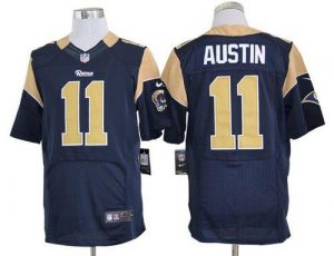 Nike Rams #11 Tavon Austin Navy Blue Team Color Men's Embroidered NFL Elite Jersey