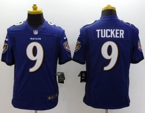 Nike Ravens #9 Justin Tucker Purple Team Color Men's Stitched NFL New Limited Jersey
