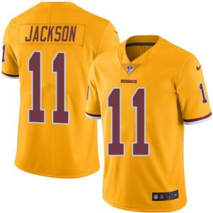 Nike Redskins #11 DeSean Jackson Gold Youth Stitched NFL Limited Rush Jersey