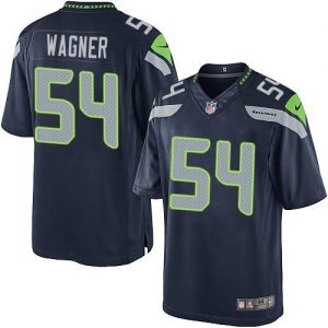 Nike Seahawks #54 Bobby Wagner Steel Blue Team Color Men's Stitched NFL Limited Jersey