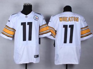 Nike Steelers #11 Markus Wheaton White Men's Stitched NFL Elite Jersey