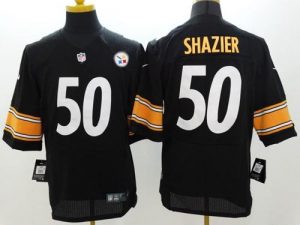 Nike Steelers #50 Ryan Shazier Black Men's Stitched NFL Elite Jersey