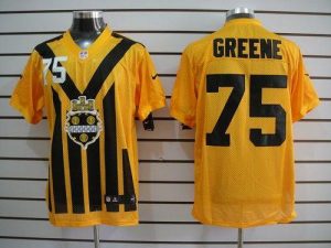 Nike Steelers #75 Joe Greene Gold 1933s Throwback Men's Embroidered NFL Elite Jersey
