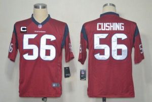 Nike Texans #56 Brian Cushing Red Alternate With C Patch Men's Embroidered NFL Game Jersey