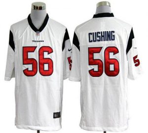 Nike Texans #56 Brian Cushing White Men's Embroidered NFL Game Jersey
