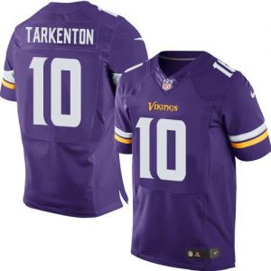 Nike Vikings #10 Fran Tarkenton Purple Team Color Men's Stitched NFL Elite Jersey