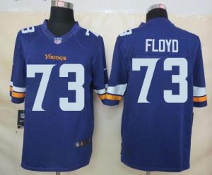 Nike Vikings #73 Sharrif Floyd Purple Team Color Men's Stitched NFL Limited Jersey