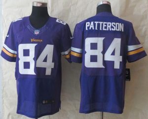 Nike Vikings #84 Cordarrelle Patterson Purple Team Color Men's Stitched NFL Elite Jersey