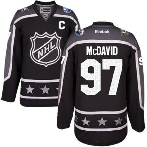 Oilers #97 Connor McDavid Black 2017 All-Star Pacific Division Stitched Youth NHL Jersey