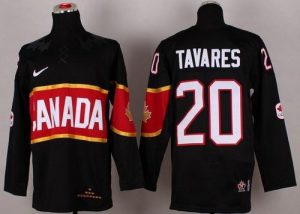 Olympic 2014 CA. #20 John Tavares Black Stitched NHL Jersey