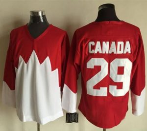 Olympic CA. #29 Canada Red White 1972 Commemorative CCM Stitched NHL Jersey