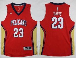 Pelicans #23 Anthony Davis Red Stitched Youth NBA Jersey