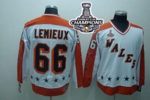 Penguins #66 Mario Lemieux White CCM All Star 2016 Stanley Cup Champions Stitched NHL Jersey