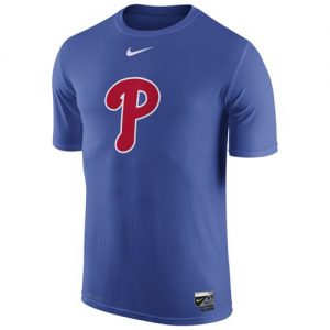 Philadelphia Phillies Nike Authentic Collection Legend Logo 1.5 Performance T-Shirt Royal