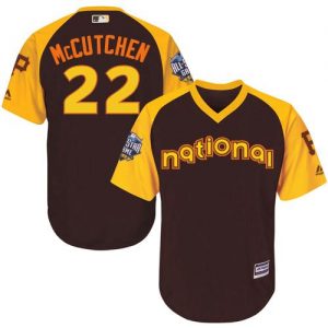Pirates #22 Andrew McCutchen Brown 2016 All-Star National League Stitched Youth MLB Jersey