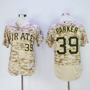 Pirates #39 Dave Parker Camo Flexbase Authentic Collection Stitched MLB Jersey