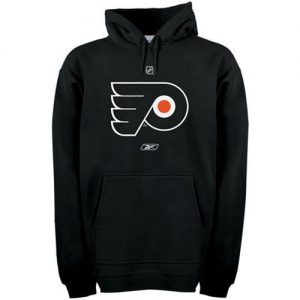 Reebok Philadelphia Flyers Primary Logo Pullover Hoodie Black