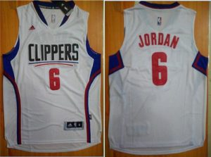 Revolution 30 Clippers #6 DeAndre Jordan White Stitched NBA Jersey
