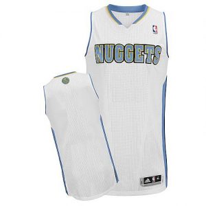 Revolution 30 Nuggets Blank White Stitched NBA Jersey
