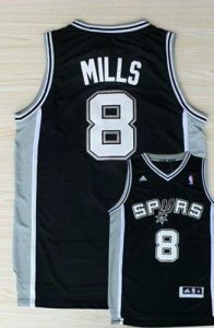 Revolution 30 Spurs #8 Patty Mills Black Stitched NBA Jersey