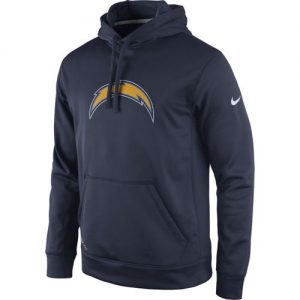 San Diego Chargers Nike Practice Performance Pullover Hoodie Navy